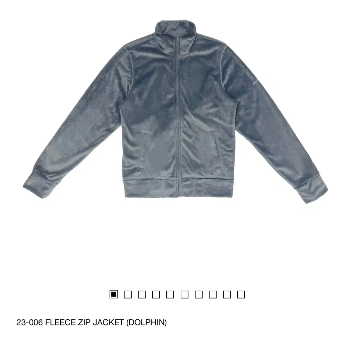 지초이컴포트 23-006 FLEECE ZIP JACKET(DOLPHIN)