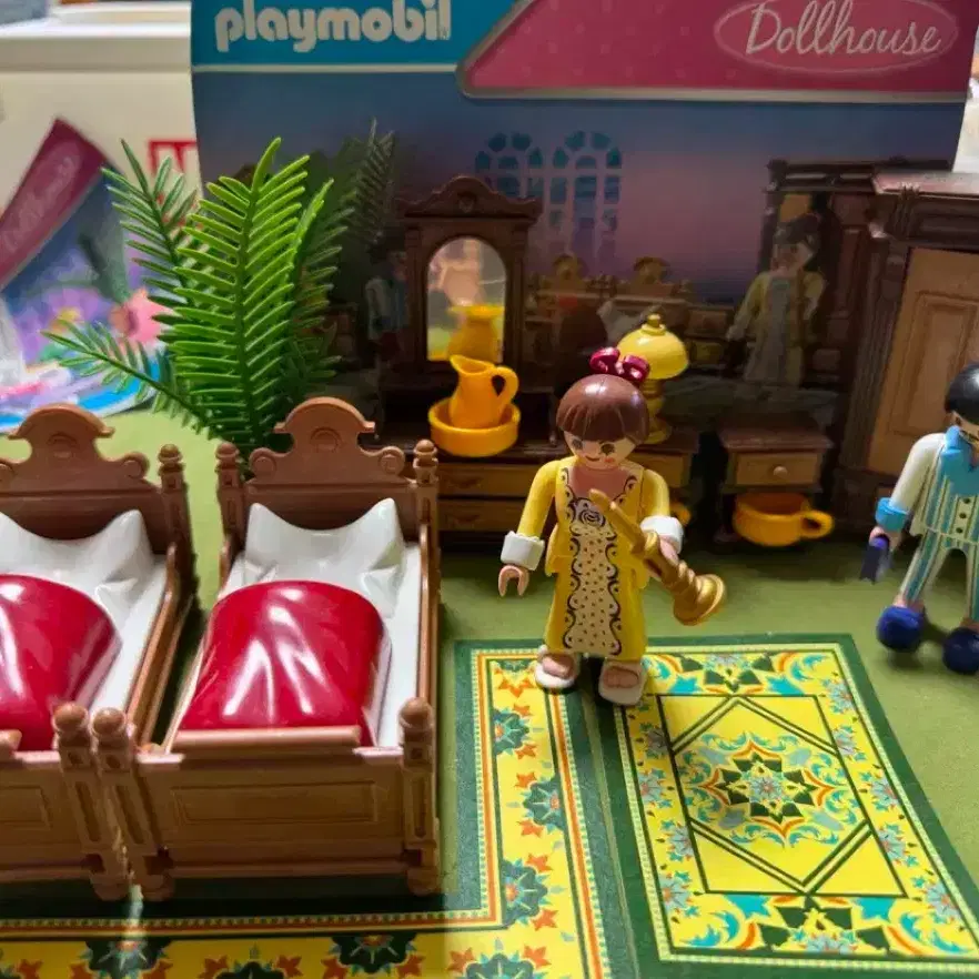 플레이모빌 Playmobil 70971 빅토리안 인형의 집 침대