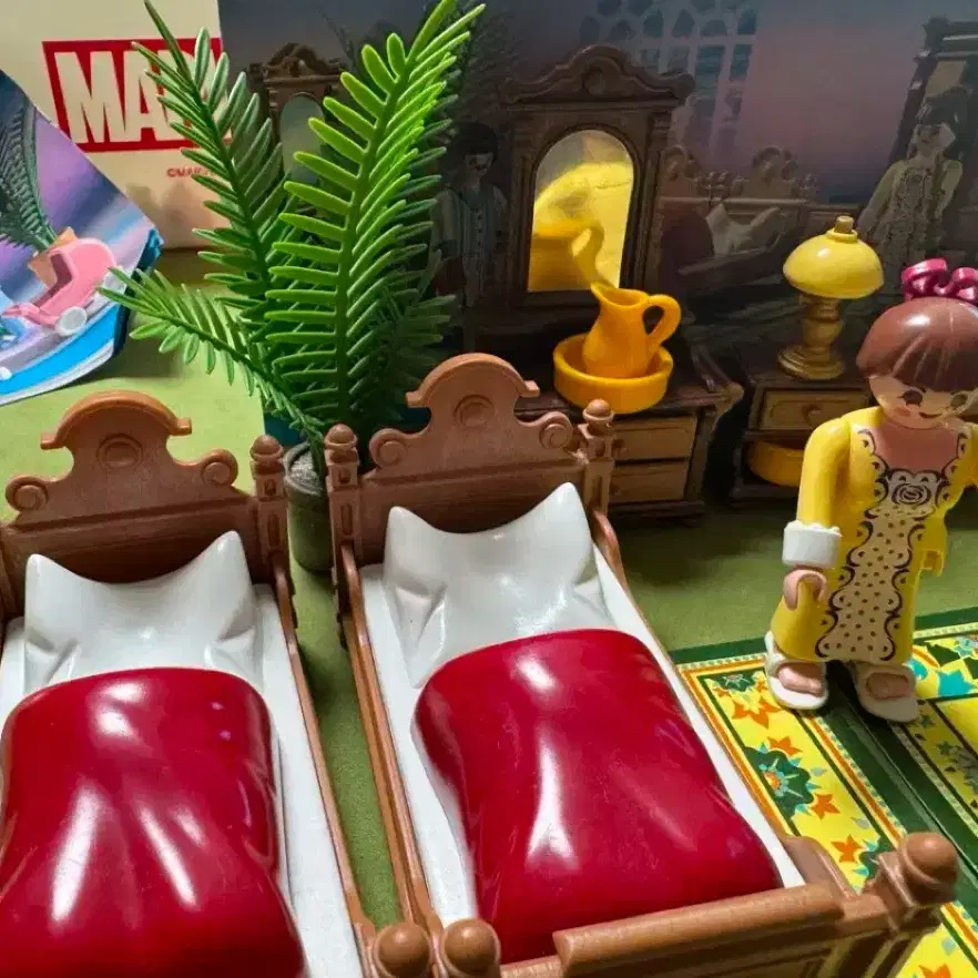 플레이모빌 Playmobil 70971 빅토리안 인형의 집 침대