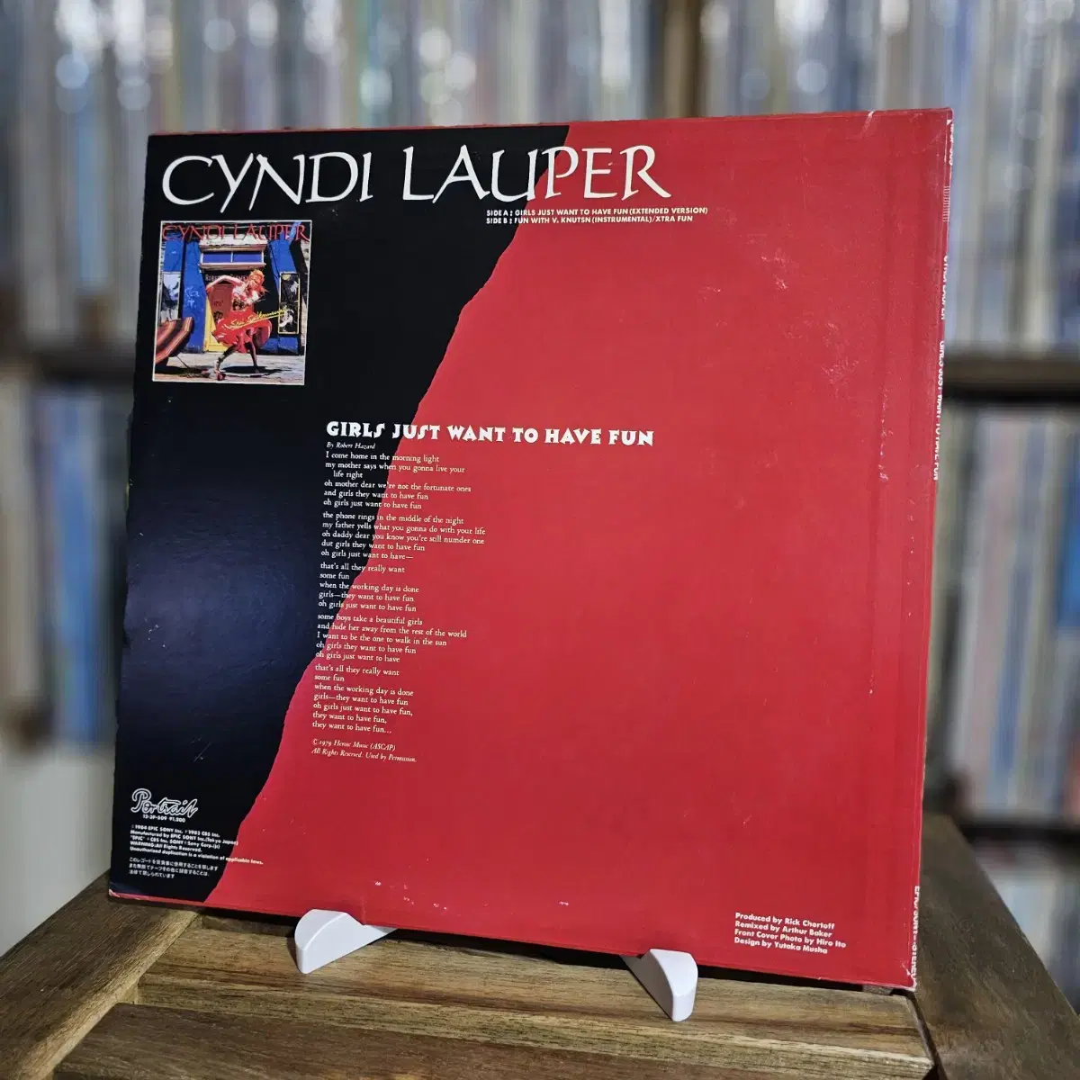 (싱글 "신디 로퍼" 가 유명해진 곡) Cyndi Lauper LP