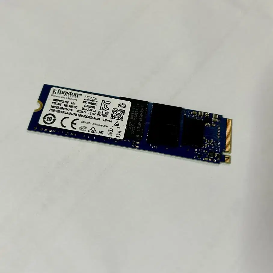 킹스톤 Kingston 512GB SSD PCle NVMe