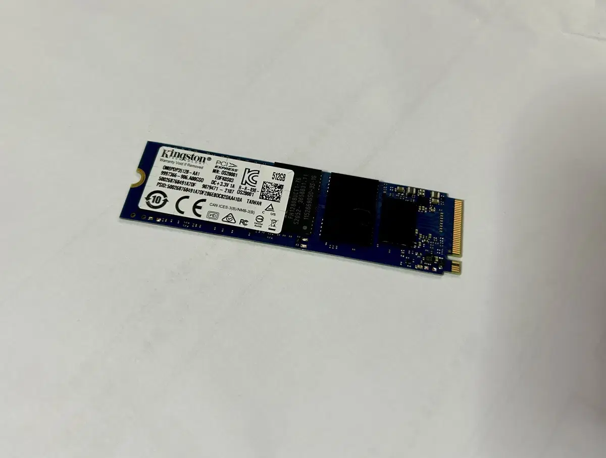 킹스톤 Kingston 512GB SSD PCle NVMe