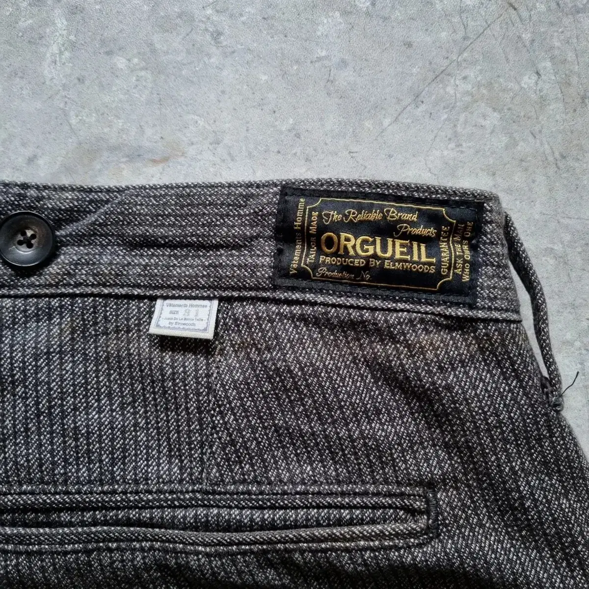 orgueil Workers Trouser 31sz