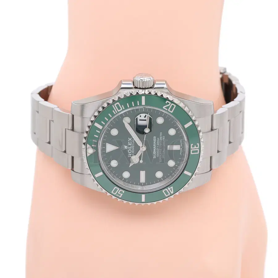 롤렉스 서브마리너 그린 스틸 데이트 116610LV 헐크 40MM 새상품