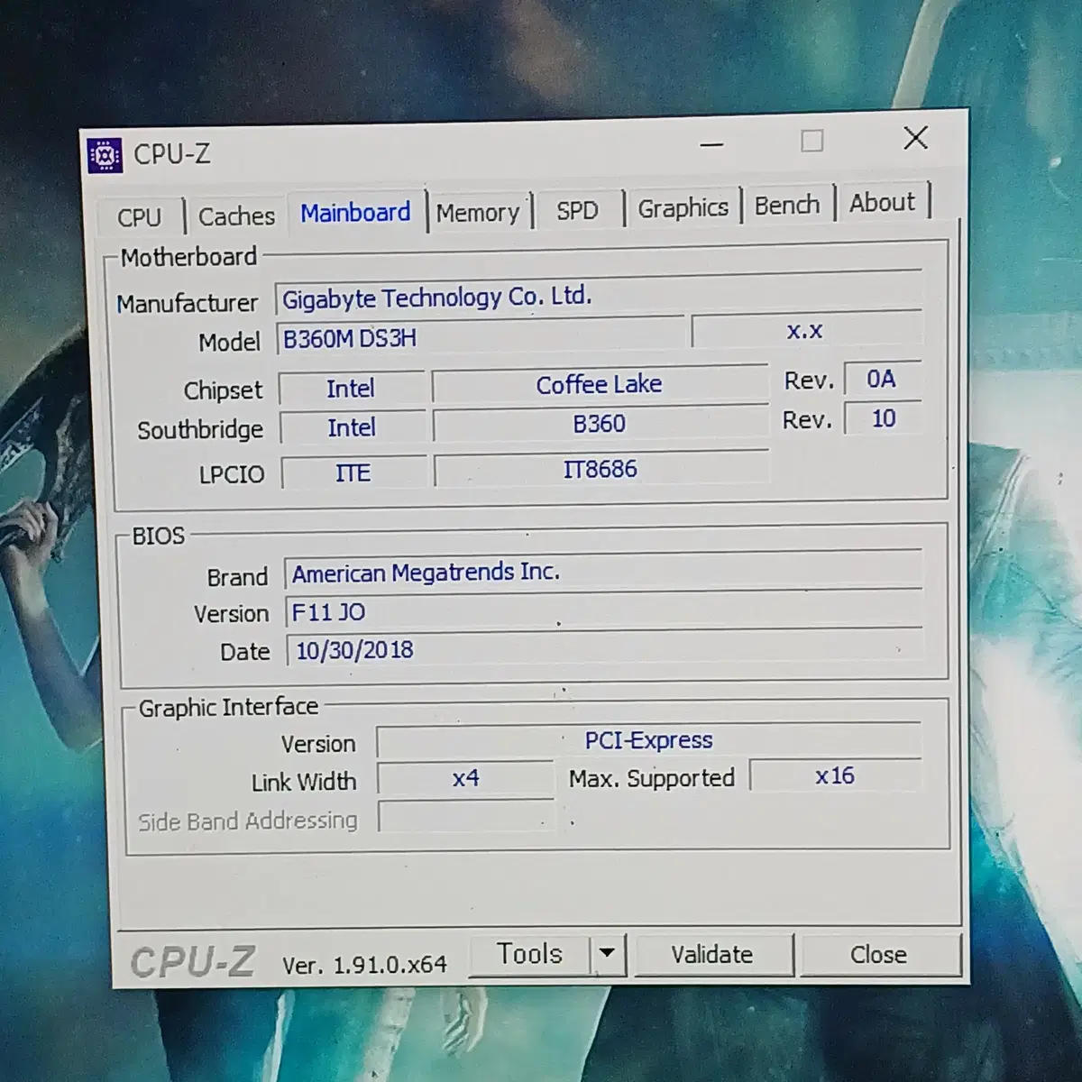 i5-9600k 그래픽GTX1070 8GB컴퓨터(급처)