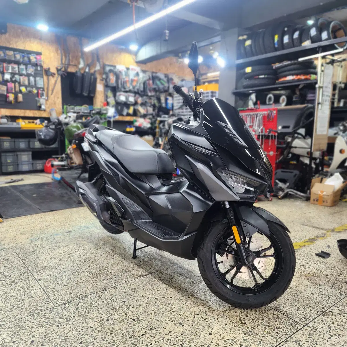 부산 SYM VSX125 ABS 22년식 S급 정비완료 AS매물 3317