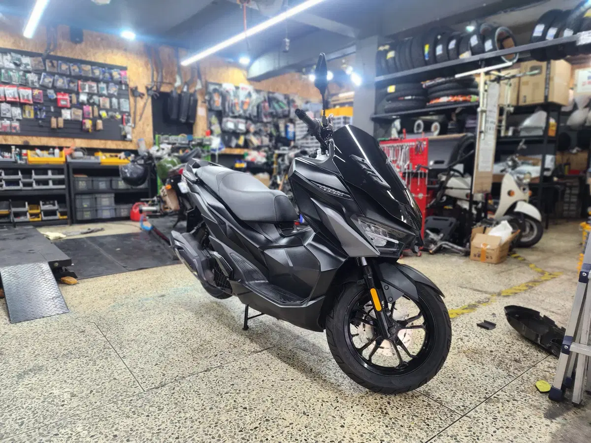 부산 SYM VSX125 ABS 22년식 S급 정비완료 AS매물 3317