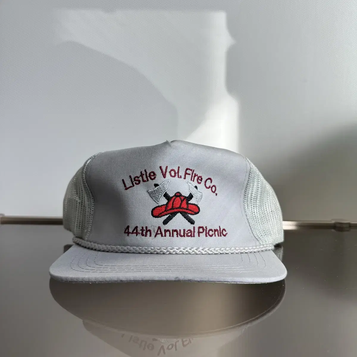 Listle Vol Fire Co. gray trucker cap