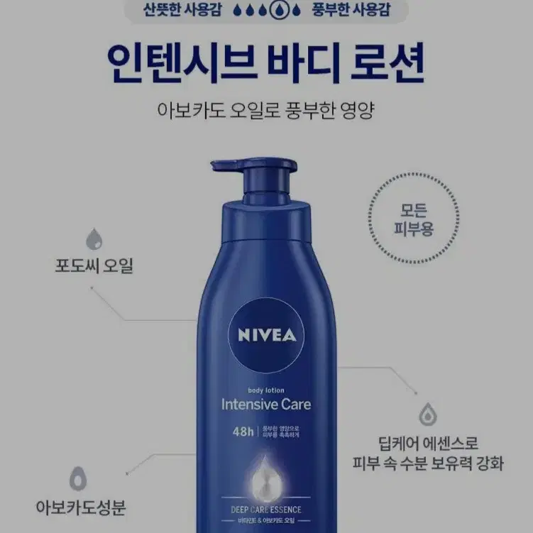 니베아. 니베아 인텐시브 바디로션. 400ml.