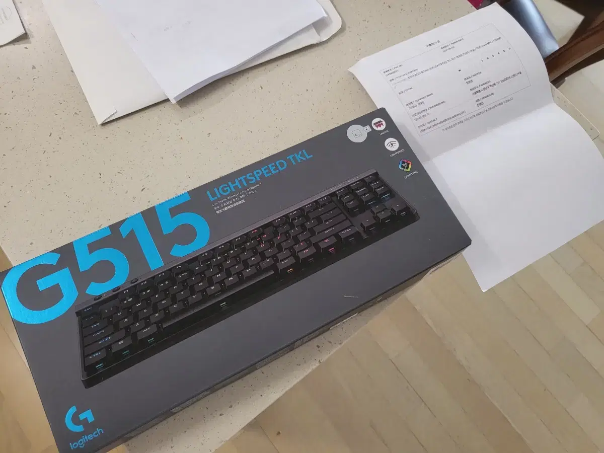 로지텍 G515 유무선 TKL 키보드 리니어