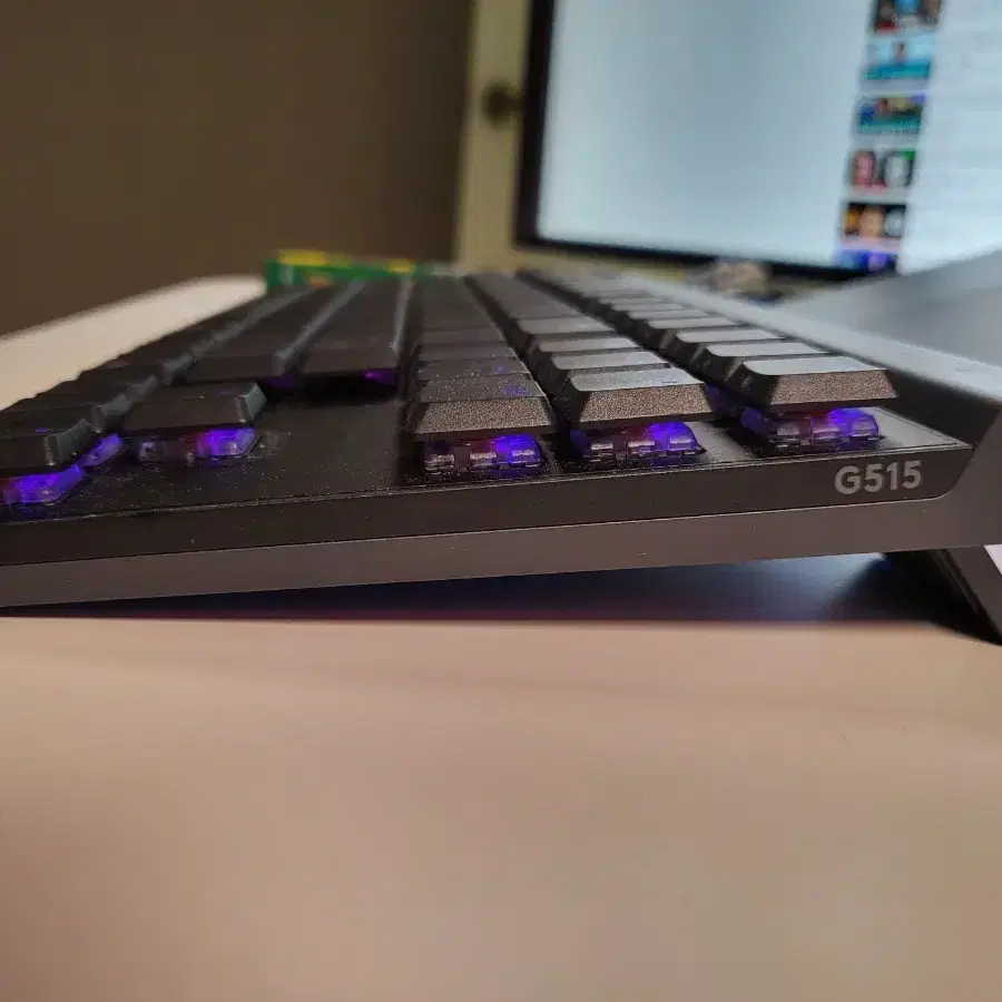 로지텍 G515 유무선 TKL 키보드 리니어