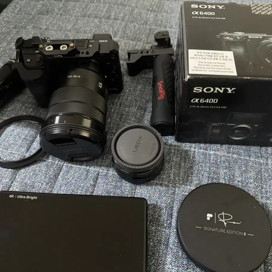 저럼 하게 판매합니다 sony a6400 카메라 바디 랜즈 및 nd필터