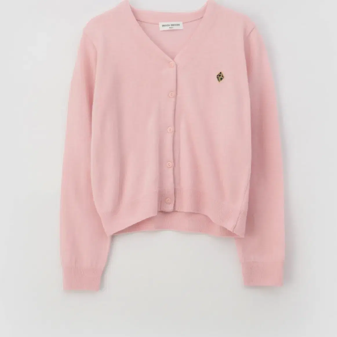 브렌다브렌든 가디건 rhombus cardigan 베이비핑크