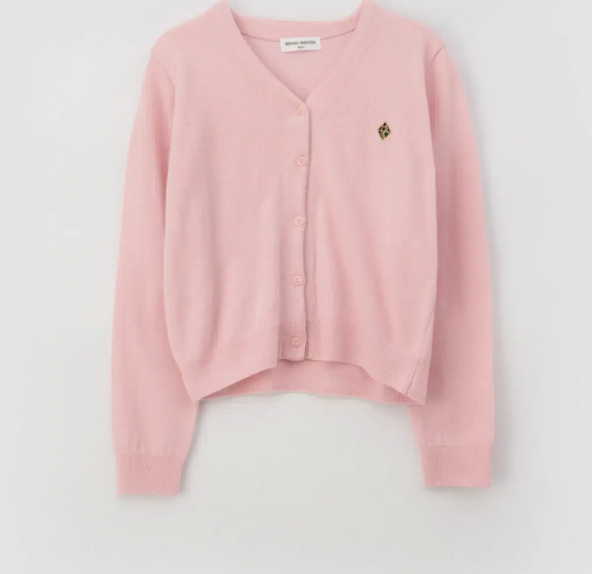 브렌다브렌든 가디건 rhombus cardigan 베이비핑크