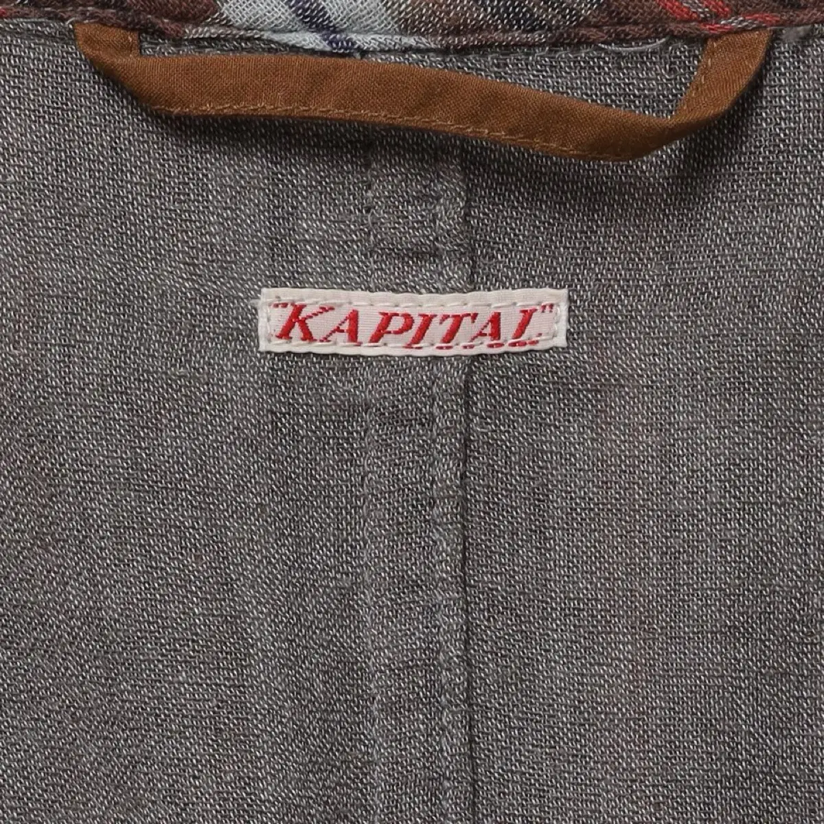 Kapital Check Pattern Belted Blazer