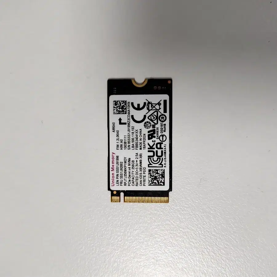 Union Memory AM6A0 M.2 2242 NVMe SSD 256