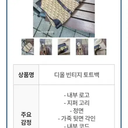 디올 오블리크 보스톤백