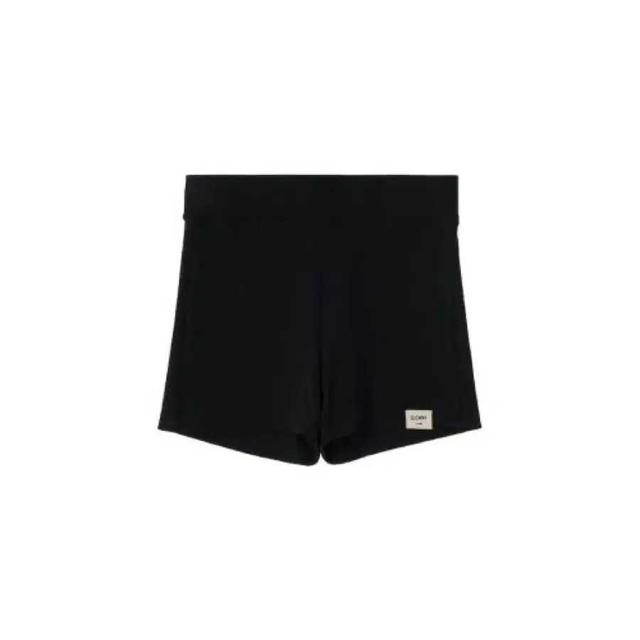 글로니 클래식 리브드 쇼츠 블랙 classic rib shorts