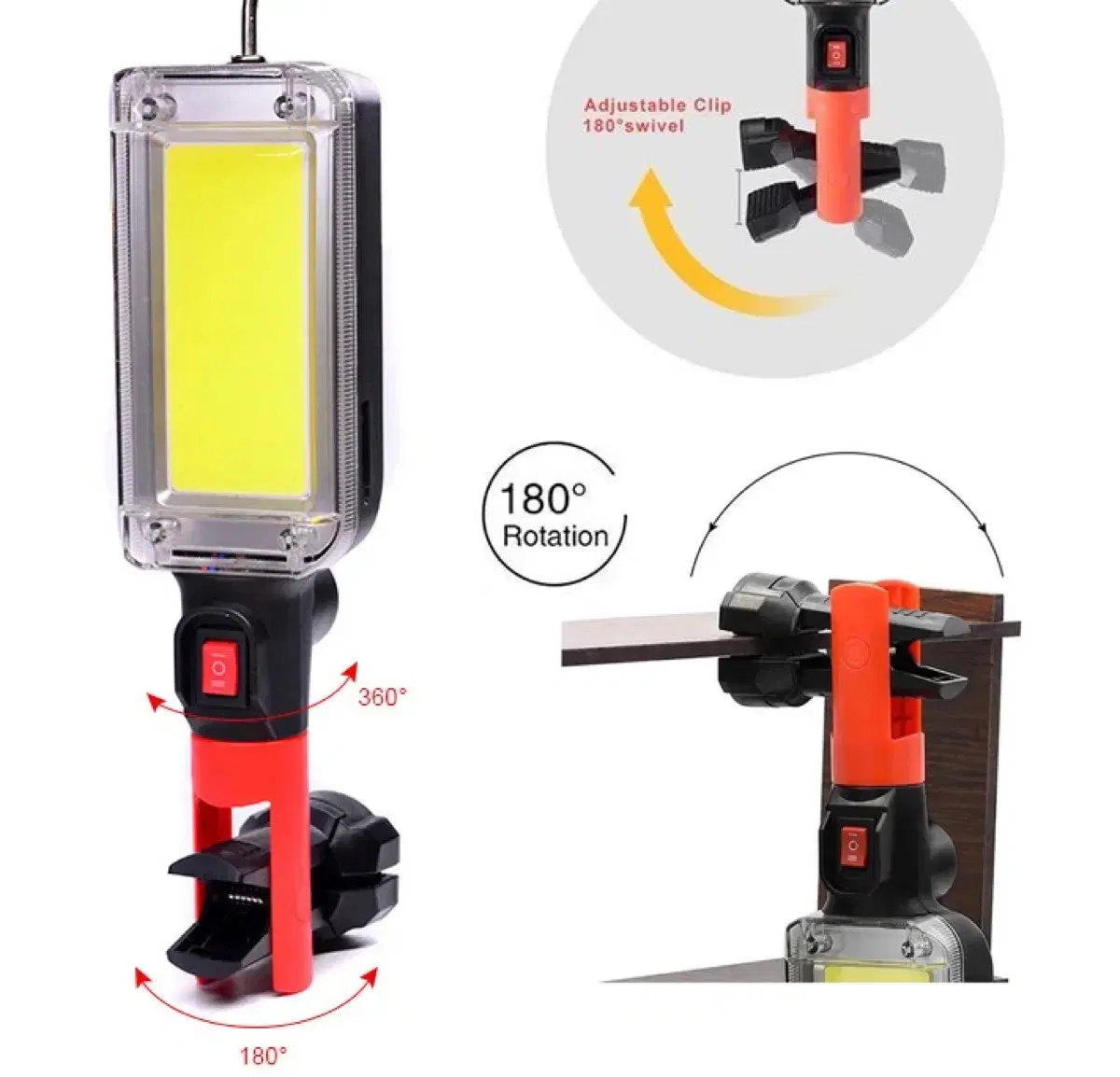 작업등 (새상품) LED 충전식 랜턴 COB 20W 700루멘