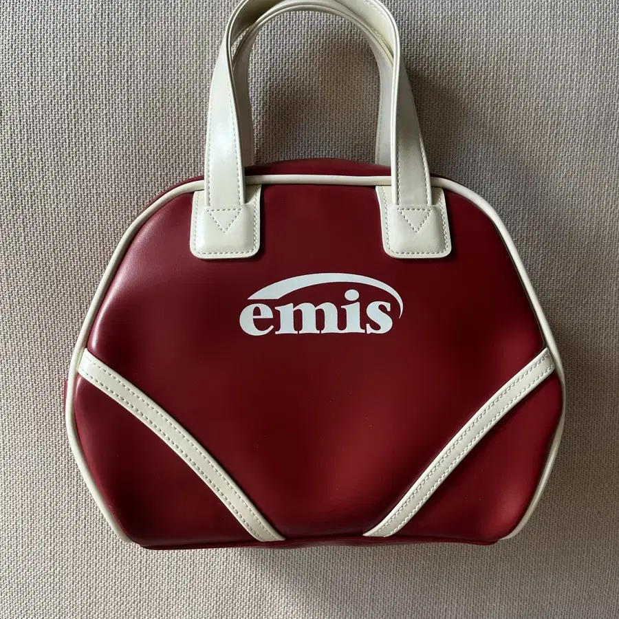 이미스 빈티지 토트백 버건디 레드 Emis Vintage Tote bag