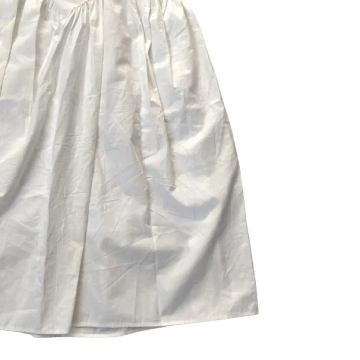 york shirring skirt in white