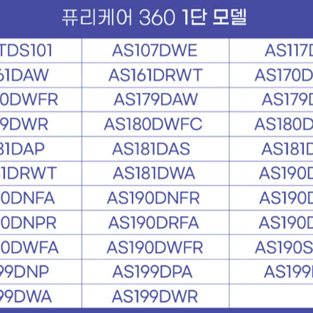 엘지 공기청정기 호환용 프리미엄필터 LG360 퓨리케어