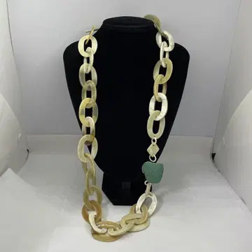 소 뿔 터콰이즈 목걸이