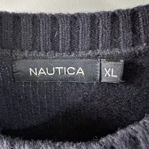 [XL] NAUTICA 노티카 울 라운드 니트