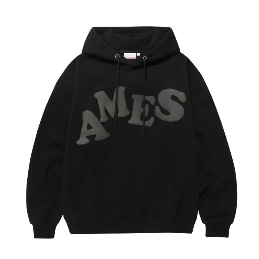 아메스월드와이드 후드티(BIG TYPO HOODIE BLACK)_새상품