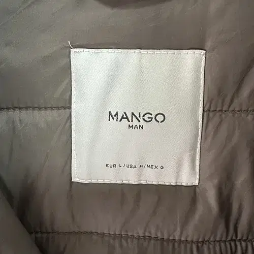 [M/L] MANGO 브라운 패딩 바람막이 점퍼