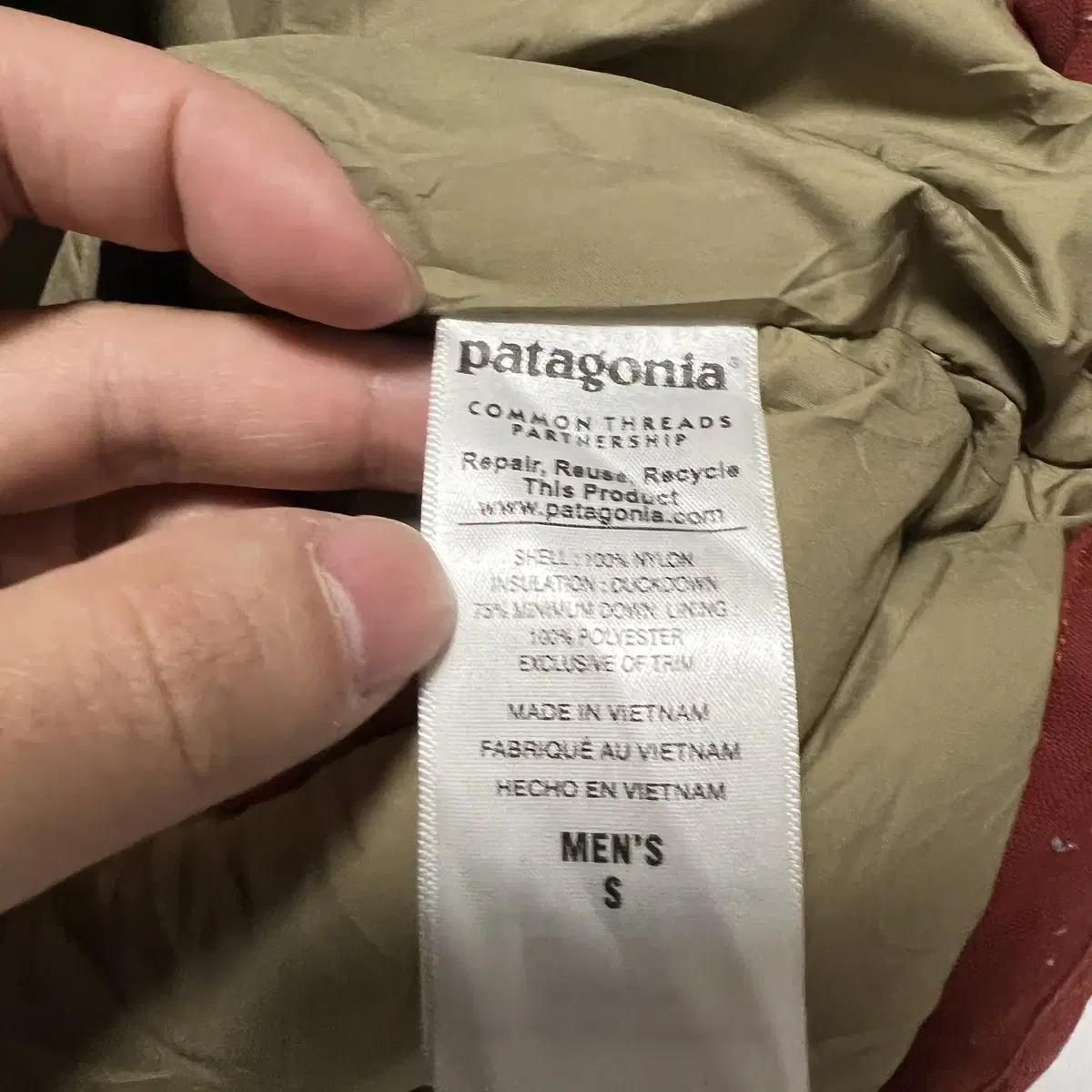 Patagonia 파타고니아 클래식 덕다운패딩점퍼(S)