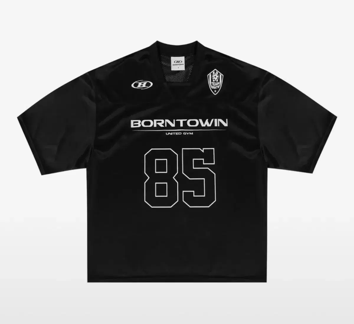 [본투윈] 85 RUGBY JERSEY T-SHIRTS [BLACK]