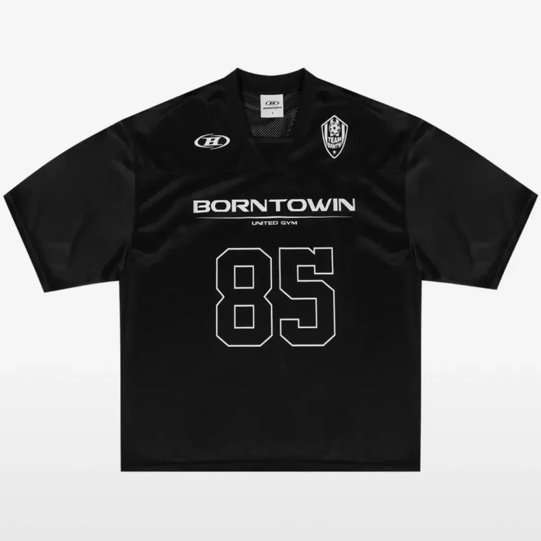 [본투윈] 85 RUGBY JERSEY T-SHIRTS [BLACK]