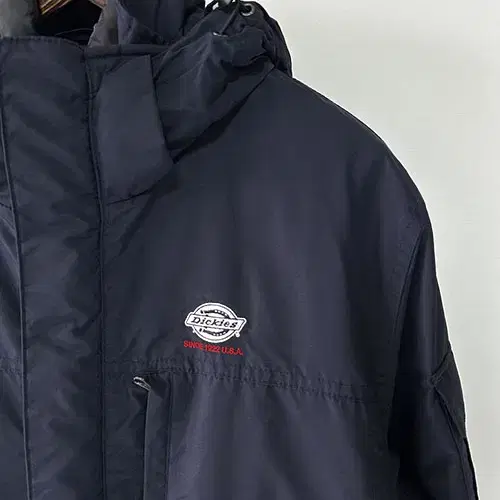 [L] Dickies 디키즈 네이비 패딩 자켓[내피있음]