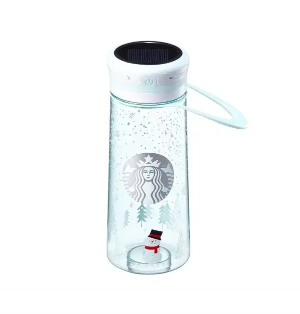 스타벅스 민트 LED 랜턴 워터보틀 600ml