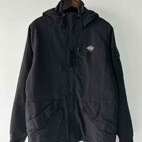 [L] Dickies 디키즈 블랙 패딩 자켓[내피있음]