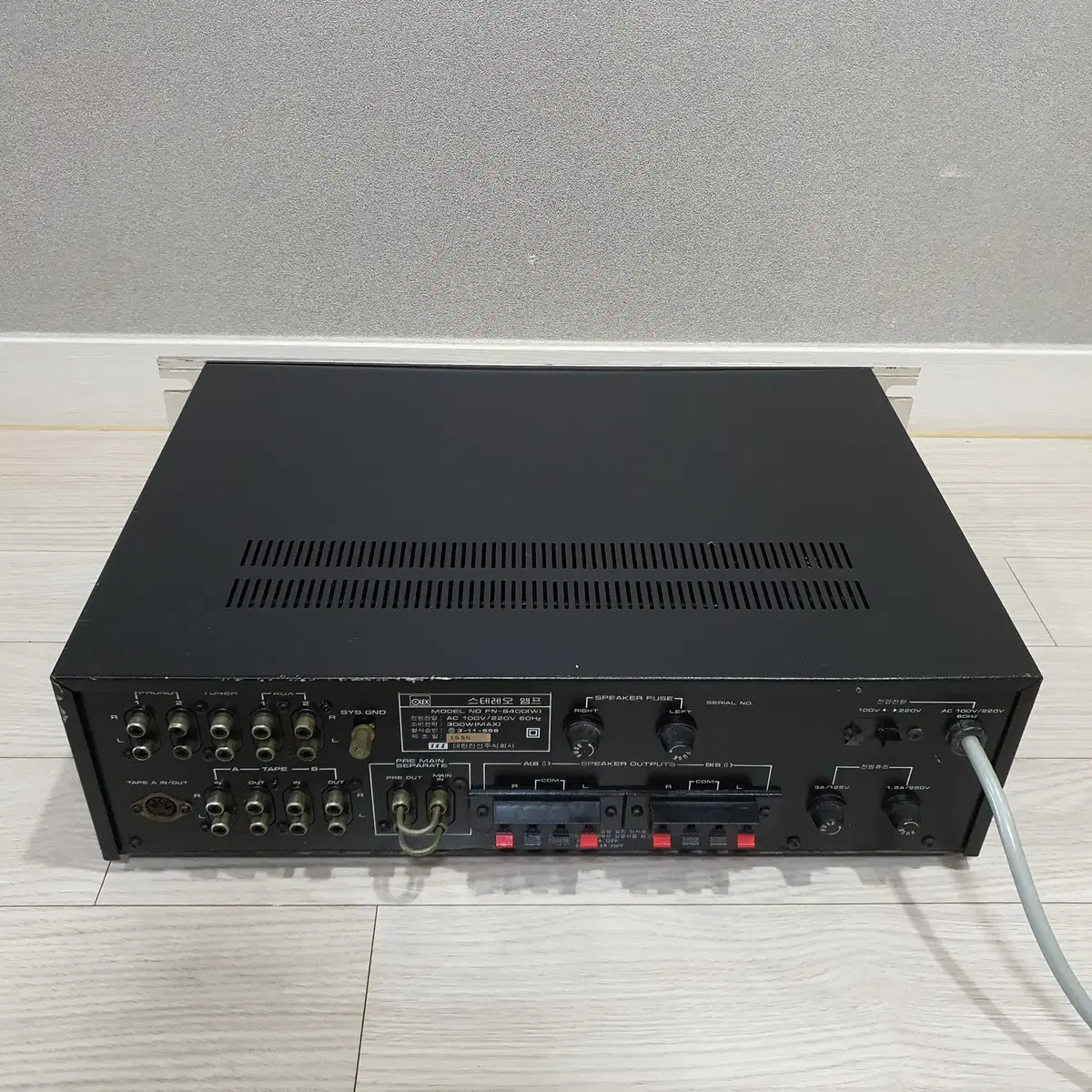 대한전선 오렉스 인티엠프 FN-8400W (희귀모델) === 풀 오버홀