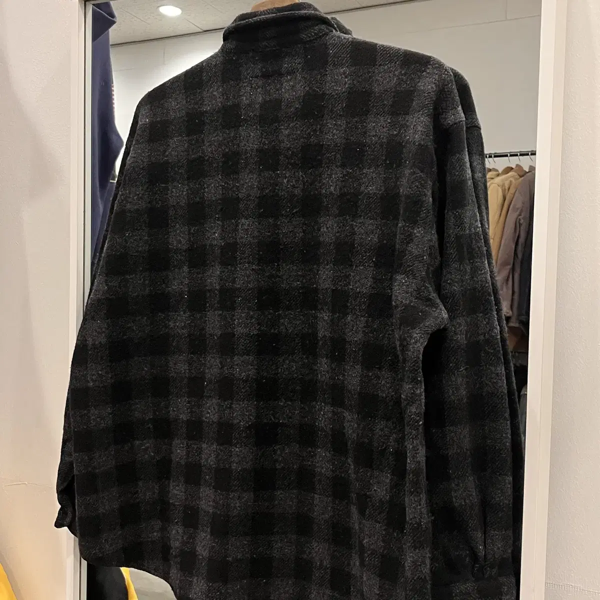 90s Woolrich 울리치 러기드 헤비울 플란넬 체크 셔츠