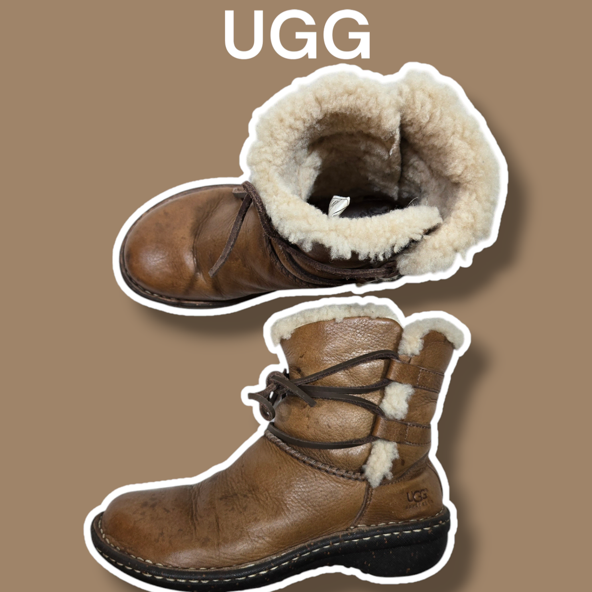 230/ UGG 어그 1932 앵클 레더 부츠 /1204