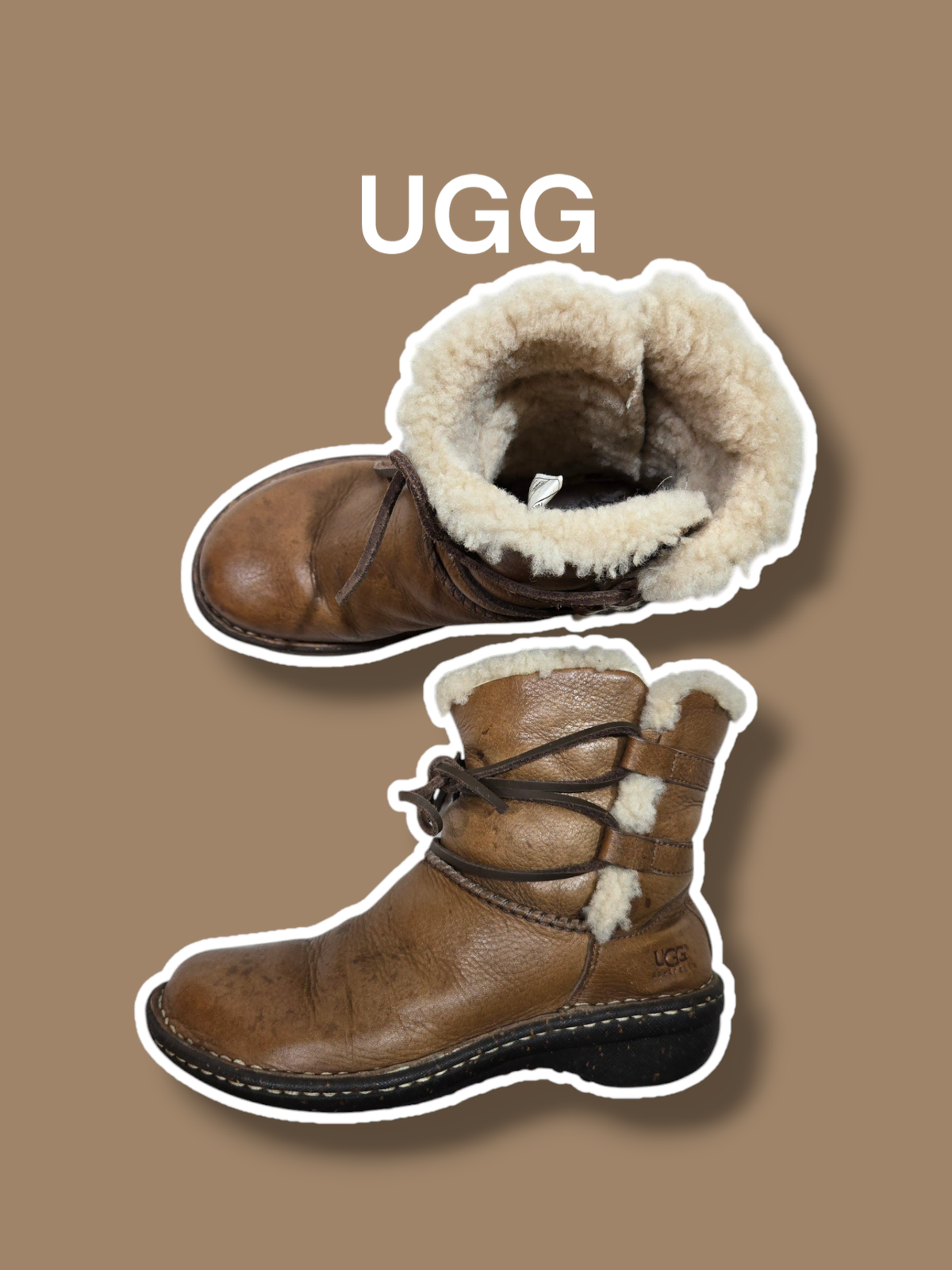 230/ UGG 어그 1932 앵클 레더 부츠 /1204