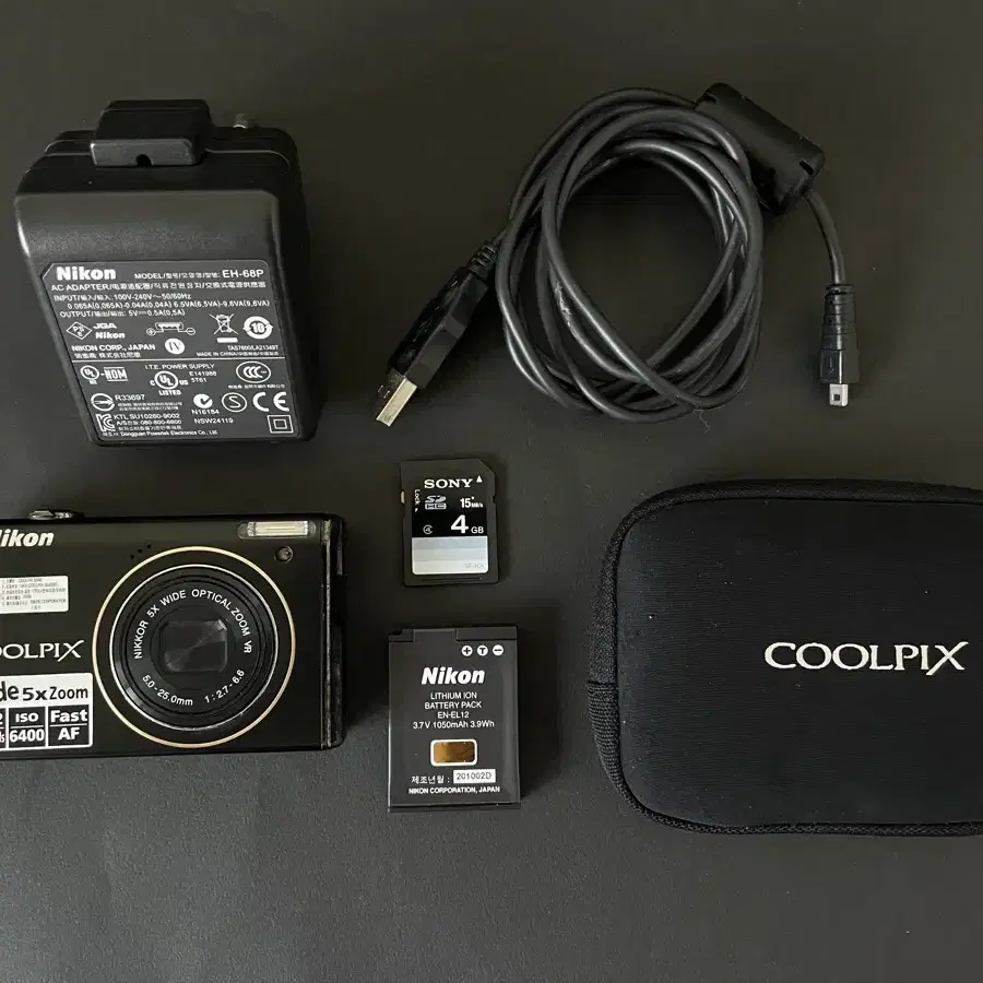 [풀구성]니콘 쿨픽스 Nikon Coolpix s640 디카 카메라