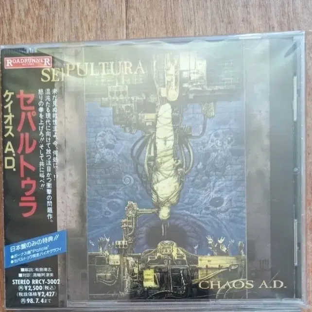 sepultura cd 일본반 시디