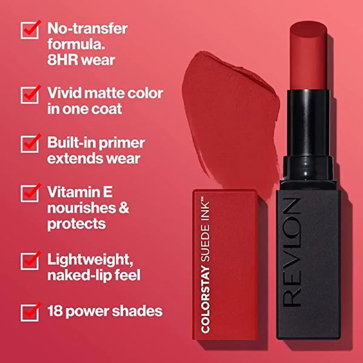 [새상품] 레브론 REVLON 컬러스테이 스웨이드 잉크 립스틱 016