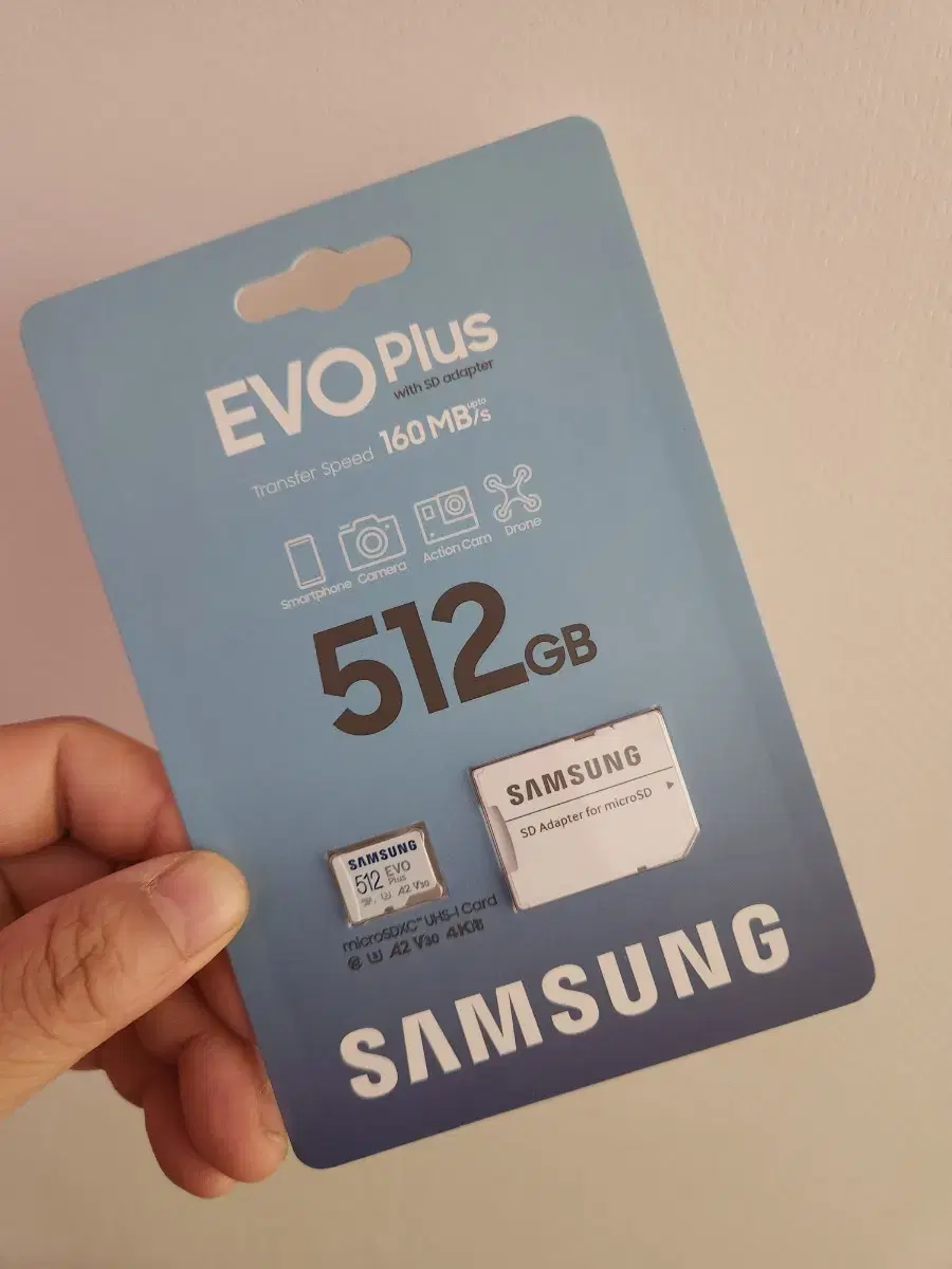 (새상품) 삼성 evo plus 512gb sd 메모리카드(신형)