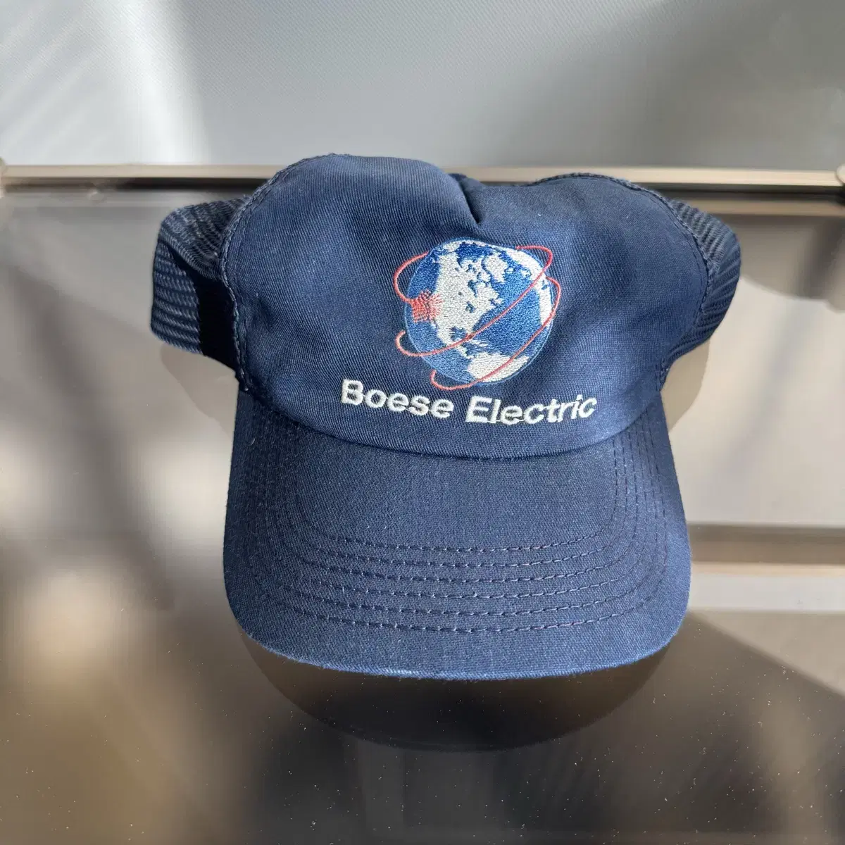 Boese Electric navy mesh ballcap 모자