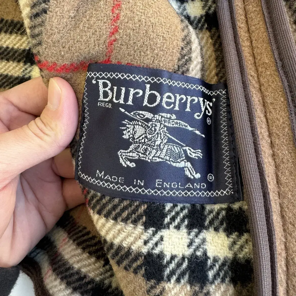 Burberry  버버리 브라운 더플 울 코트