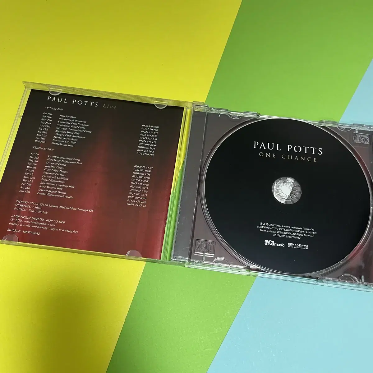 [중고음반/CD] 폴 포츠 Paul Potts - One Chance