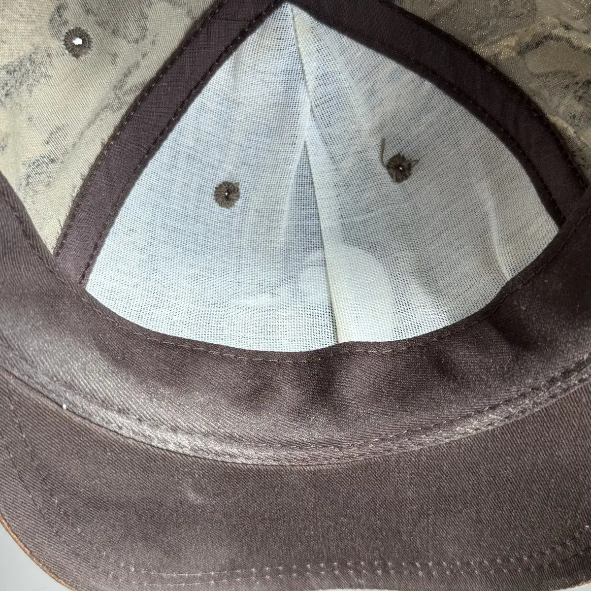 DUCKS UNLIMITED military leather cap