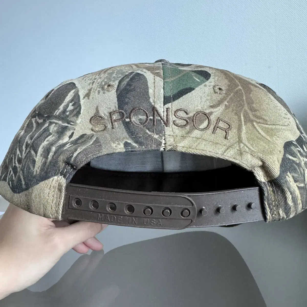 DUCKS UNLIMITED military leather cap