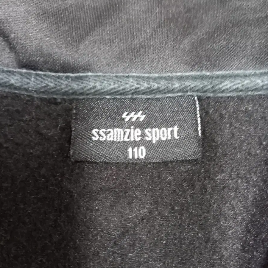 2XL110 SSAMZIE 기모 트레이닝상의 블랙 2XL-29